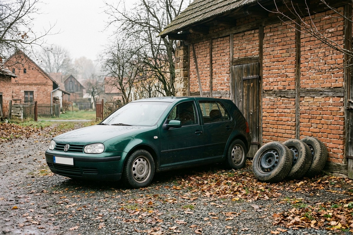 Volkswagen Golf IV (1J, 1997–2006): pneumatiky 195/65 R15 a 175/80 R14 podle motoru