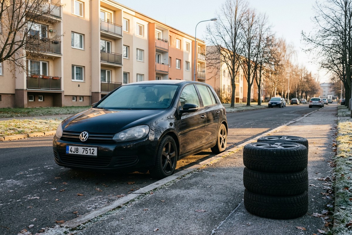 Volkswagen Golf V a VI (1K, 2003–2012): pneumatiky 195/65 R15 u čtyř pětin vozů