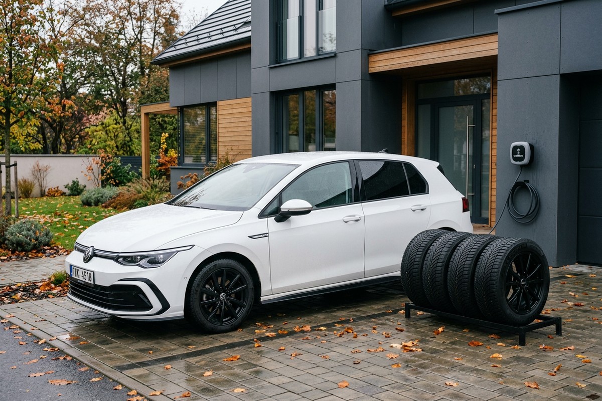 Volkswagen Golf VIII (CD, od 2020): pneumatiky 225/45 R17, 205/55 R16 a levnější zimní sada na patnáctkách