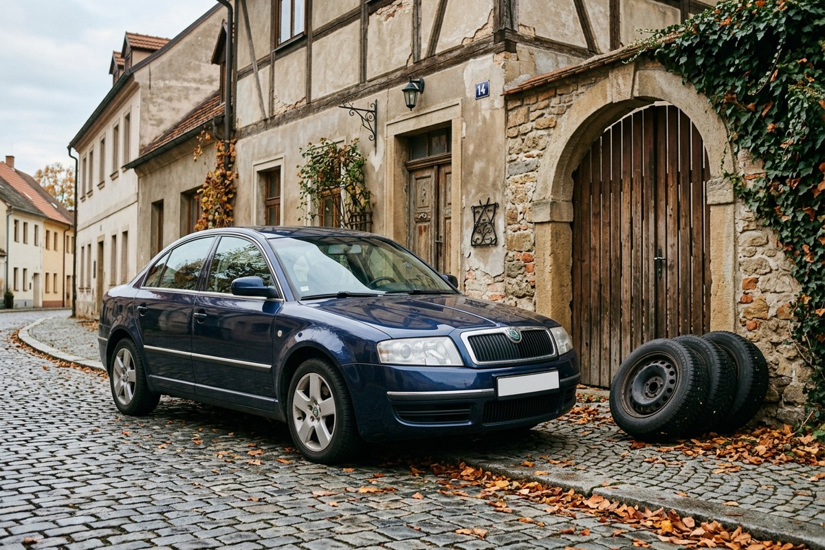 Škoda Superb I (3U, 2001–2008): jeden rozměr pneumatik pro všechny – 205/55 R16