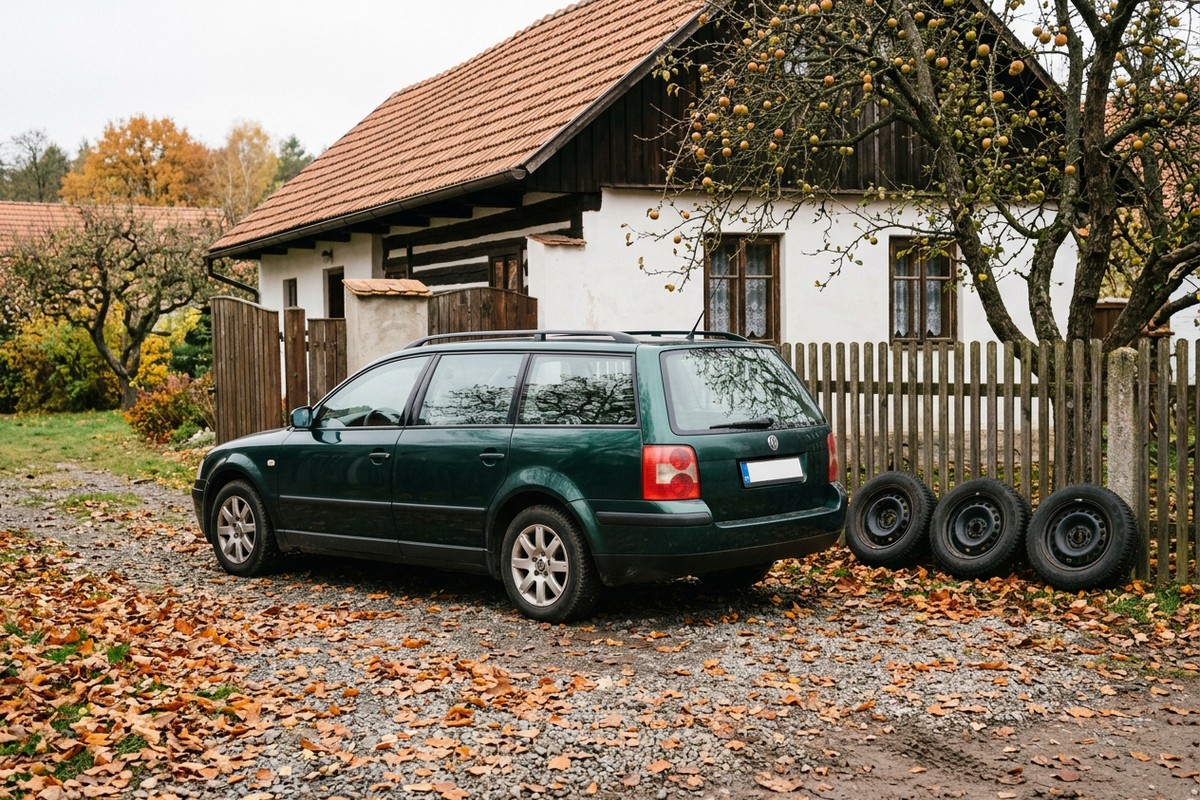 Volkswagen Passat B5 (3B, 1996–2005): pneumatiky 195/65 R15 u devíti aut z deseti