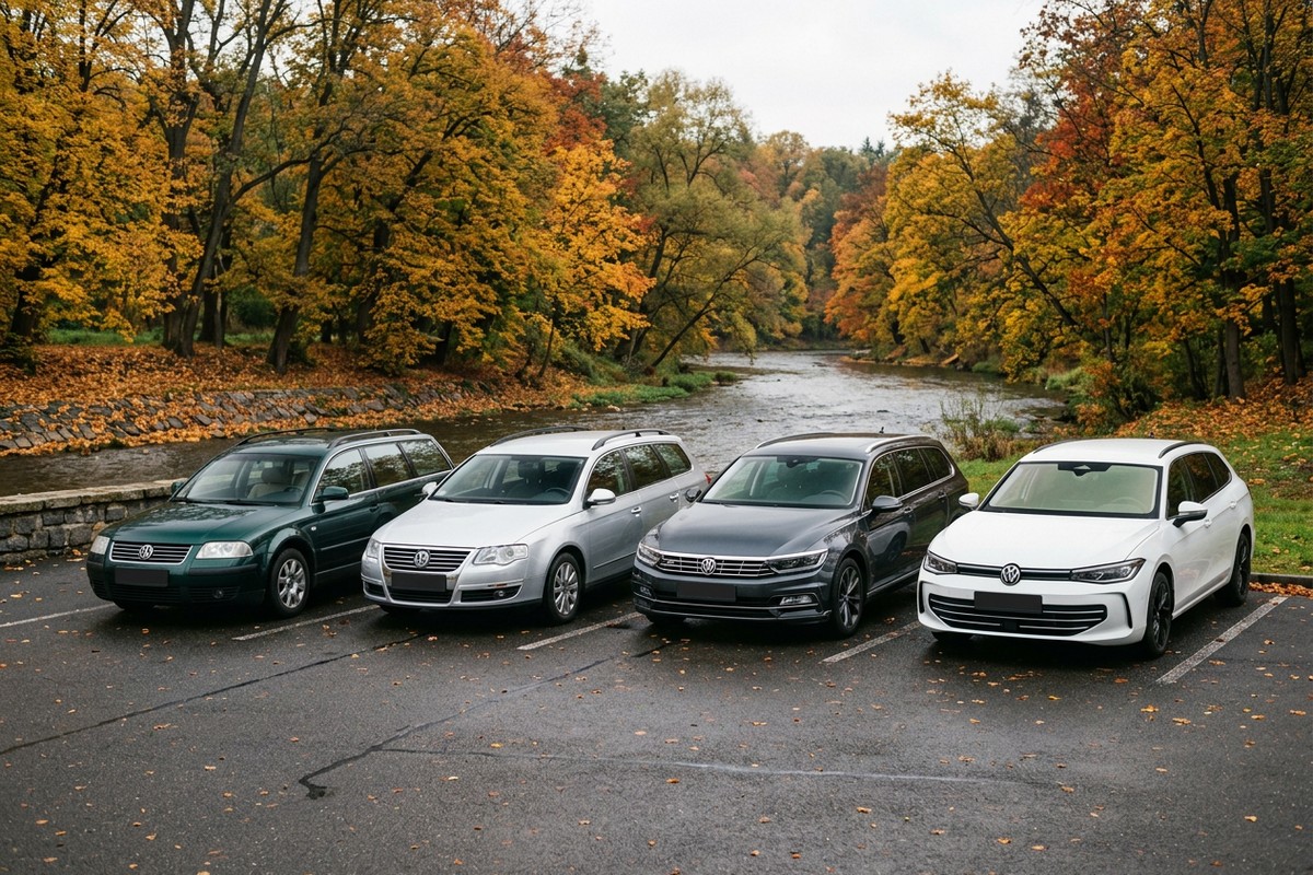 Jaké pneu na Volkswagen Passat? Rozměr podle generace a jak ji poznat v průkazu