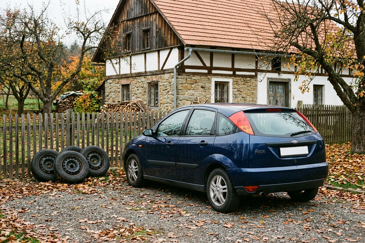 Ford Focus Mk1 (1998–2004): pneumatiky 185/65 R14 u devíti aut z deseti
