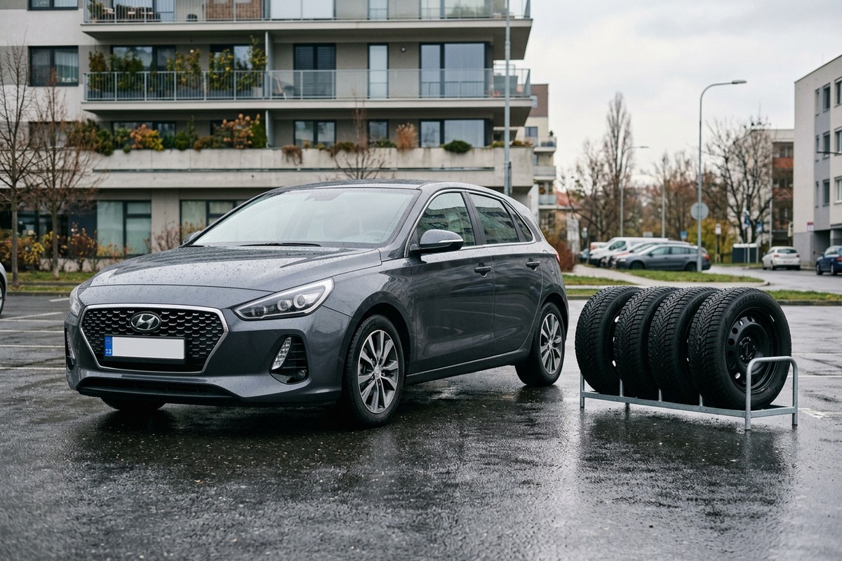 Hyundai i30 PD (od 2017): pneumatiky 205/55 R16, 225/45 R17 a 225/40 R18 podle motoru – a patnáctky v průkazu